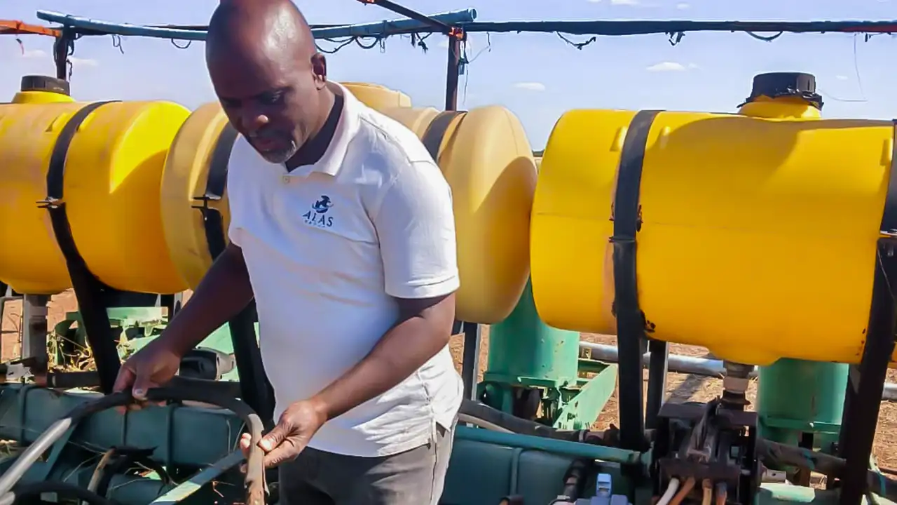 Arrival of specialized farming equipment