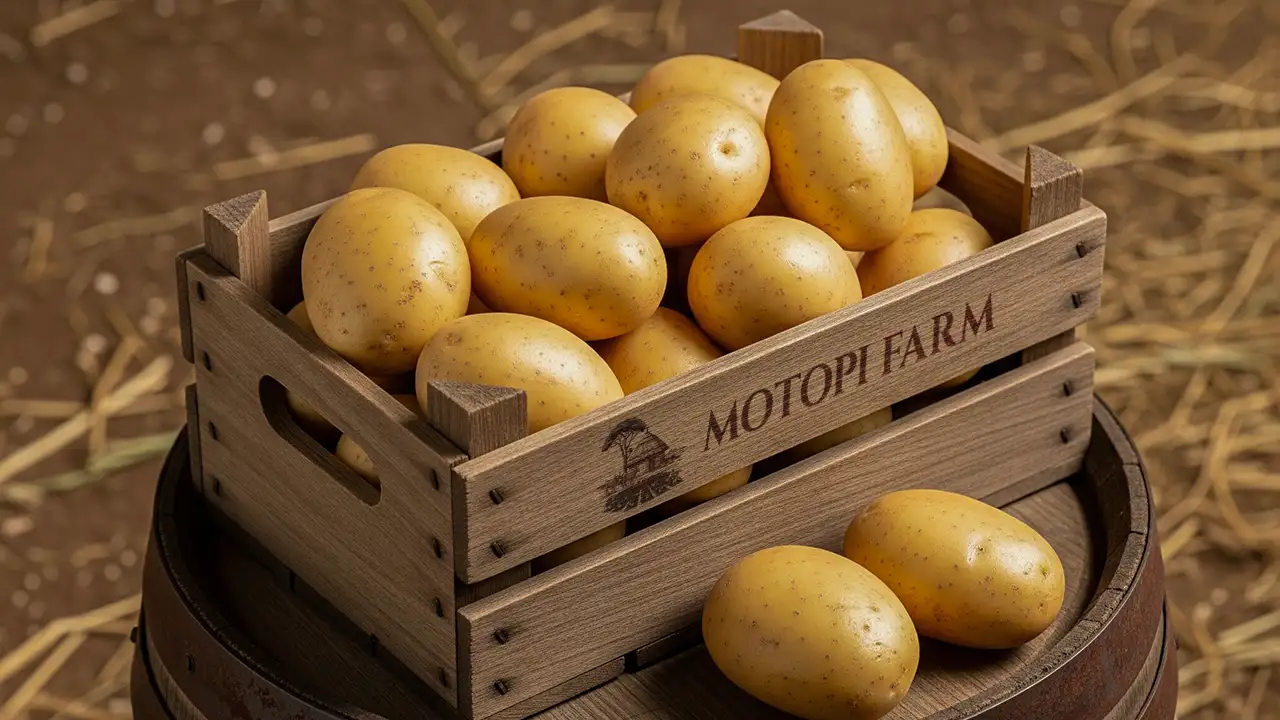 Premium potato display